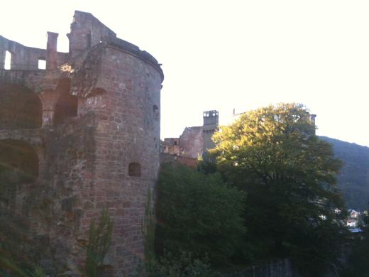 Les remparts du château.