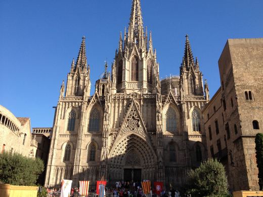 La cathédrale dans la vieille ville.