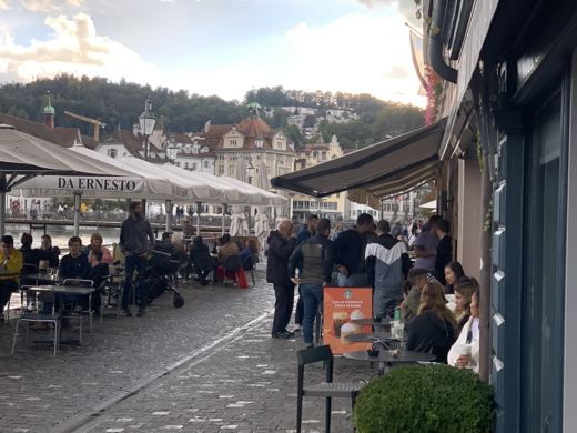 Promenade dans les rues de Lucerne.